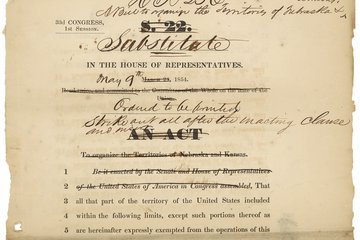 Photo of Kansas-Nebraska Bill